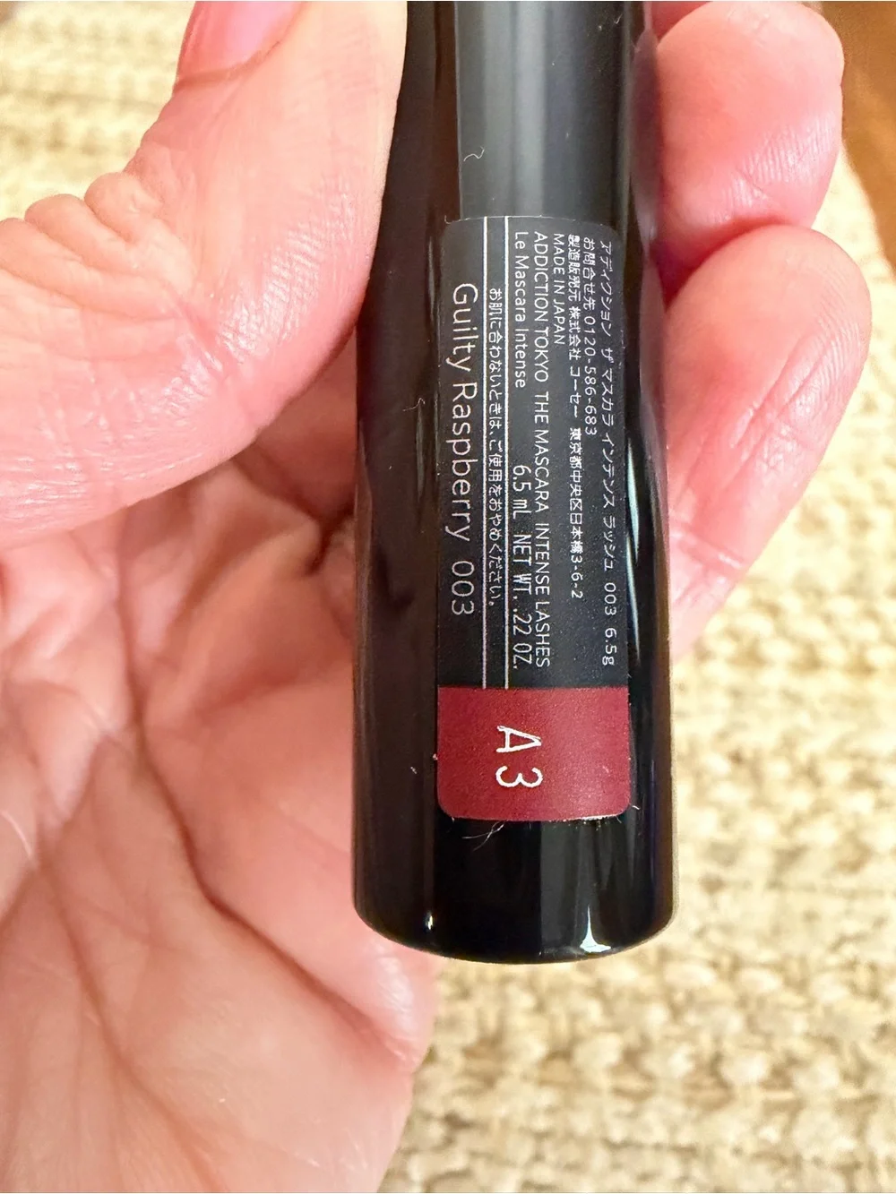 Addiction Tokyo The Mascara Intense Lashes - Guilty Raspberry 003